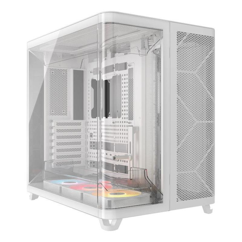 CORSAIR AIR 5400 RS-R ARGB Mid-Tower PC Case , White · Boîtiers · Informat Systems Strasbourg