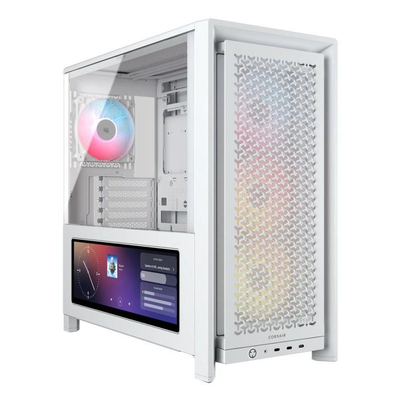 CORSAIR FRAME 4000D LCD RS ARGB, White · Boîtiers · Informat Systems Strasbourg