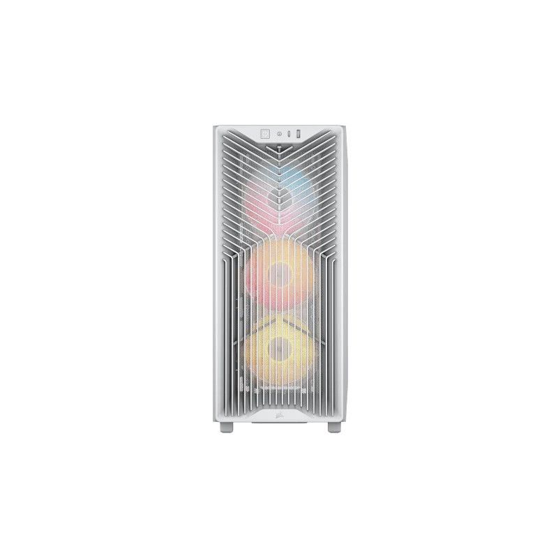 CORSAIR 3200D RS ARGB Mid-Tower Performance Case White · Boîtiers · Informat Systems Strasbourg (image 2)