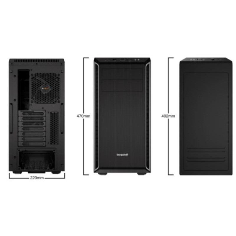 BE QUIET! PURE BASE 600 Silver · Boîtiers · Informat Systems Strasbourg (image 4)