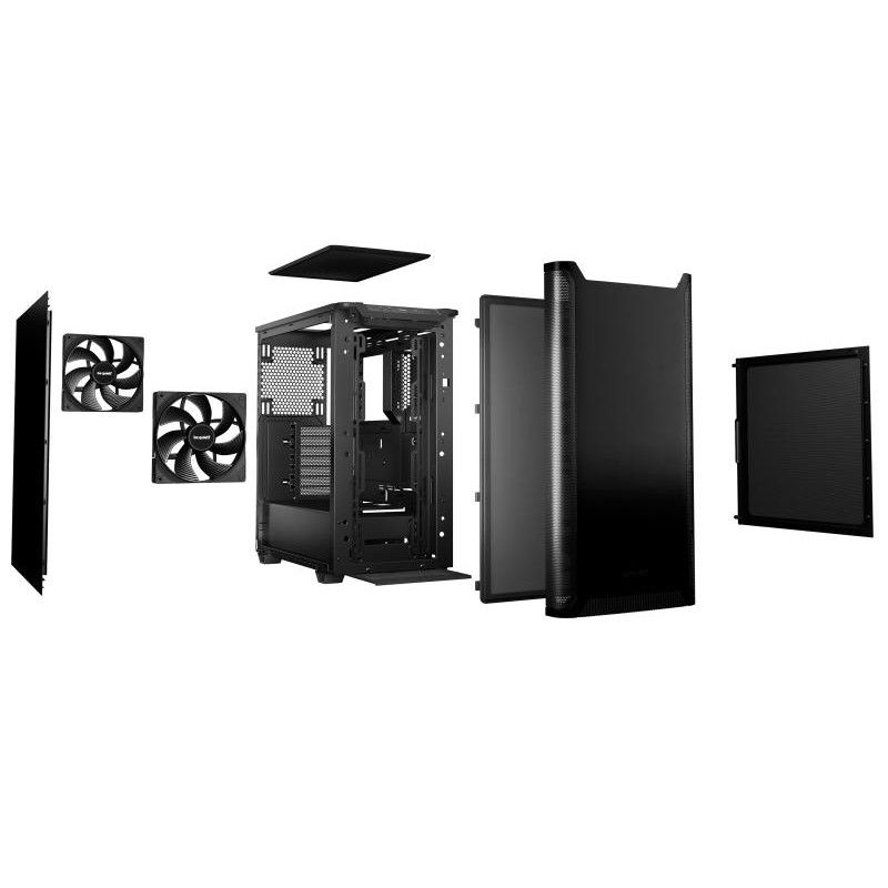 BE QUIET! PURE BASE 501 Black · Boîtiers · Informat Systems Strasbourg (image 4)
