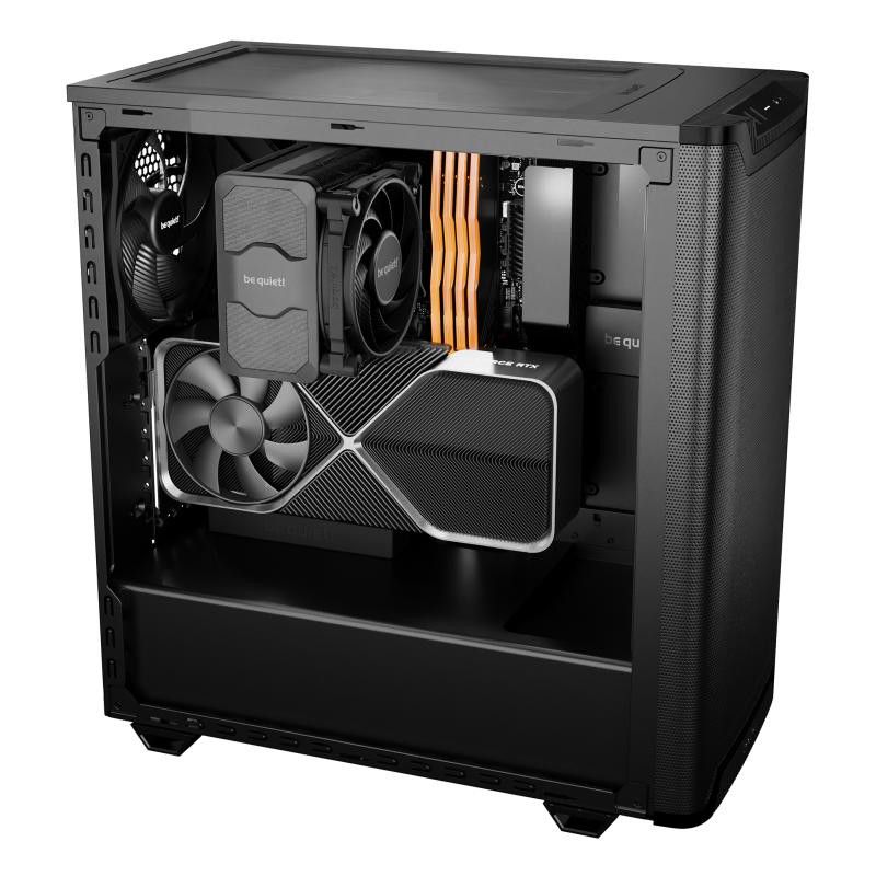 BE QUIET! PURE BASE 501 Airflow Window Black · Boîtiers · Informat Systems Strasbourg (image 5)