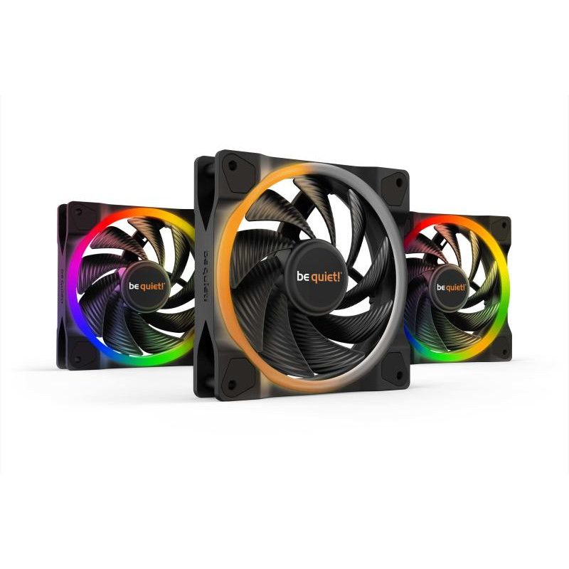 BE QUIET! LIGHT WINGS 120mm PWM high-speed Triple-Pack · Ventilateur Boitier · Informat Systems Strasbourg