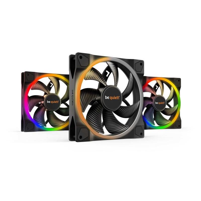 BE QUIET! LIGHT WINGS 140mm PWM Triple-Pack · Ventilateur Boitier · Informat Systems Strasbourg