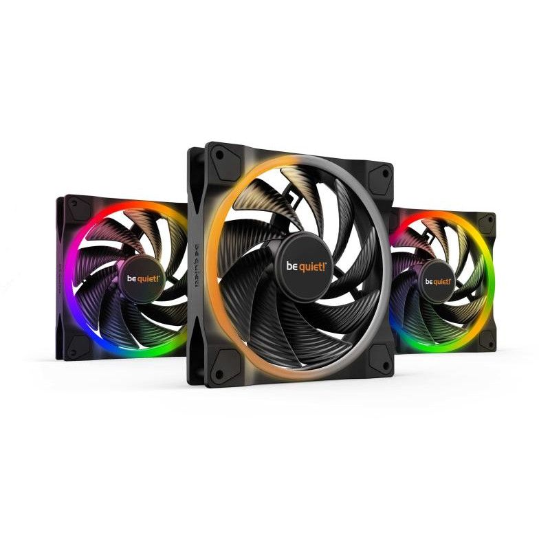 BE QUIET! LIGHT WINGS 140mm PWM high-speed Triple-Pack · Ventilateur Boitier · Informat Systems Strasbourg