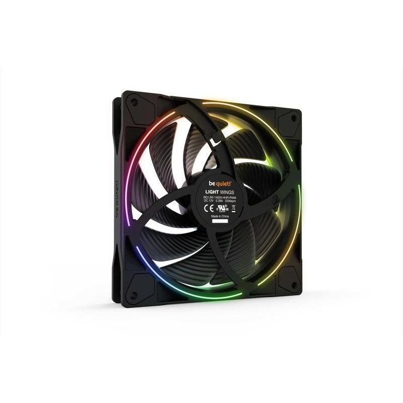 BE QUIET! LIGHT WINGS 140mm PWM high-speed Triple-Pack · Ventilateur Boitier · Informat Systems Strasbourg (image 4)