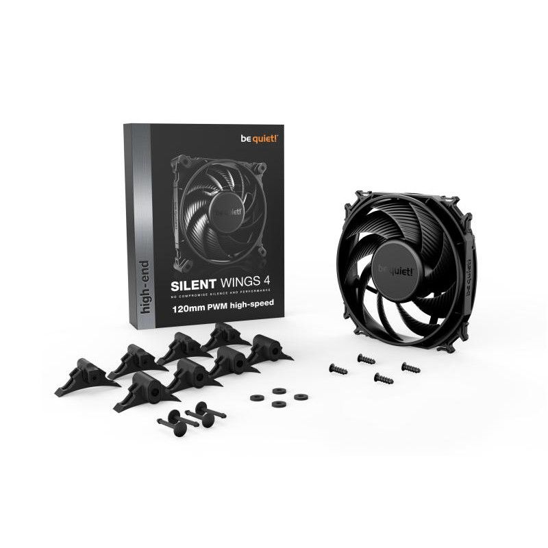 BE QUIET! SILENT WINGS 4 120mm PWM high-speed · Ventilateur Boitier · Informat Systems Strasbourg (image 4)