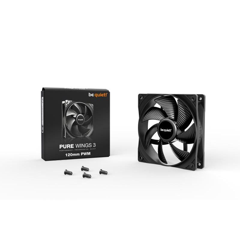 BE QUIET! PURE WINGS 3 120mm PWM · Ventilateur Boitier · Informat Systems Strasbourg (image 3)