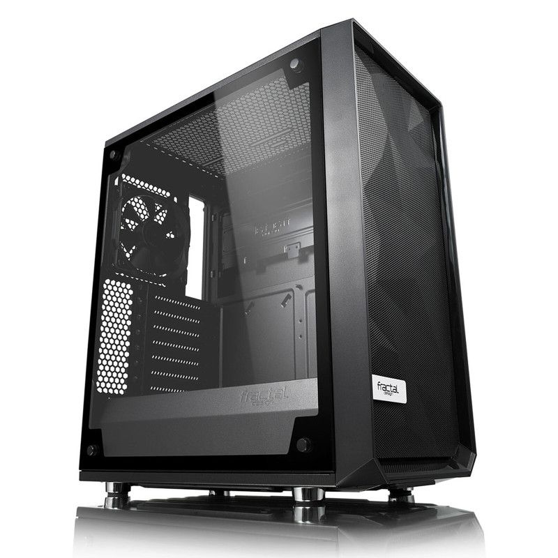 FRACTAL DESIGN FRACTAL Meshify C Blackout TG Dark Tint reconditionne · Boîtier · Informat Systems Strasbourg
