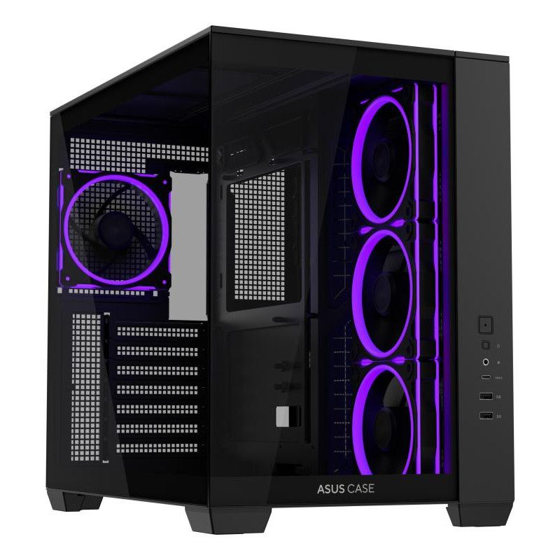 ASUS A32 PLUS TG ARGB BLACK · Boîtiers · Informat Systems Strasbourg