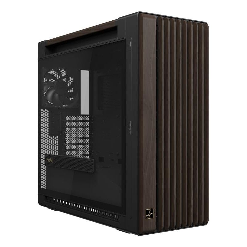 ASUS PROART PA602 WALNUT WOOD TG PWM MODERN BLACK · Boîtiers · Informat Systems Strasbourg