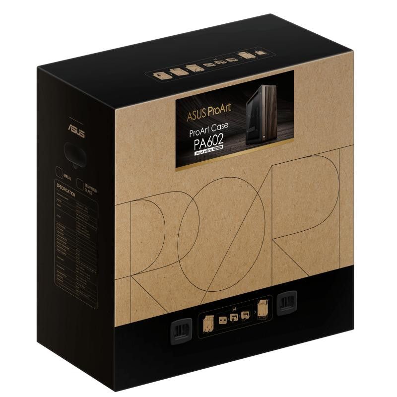 ASUS PROART PA602 WALNUT WOOD TG PWM MODERN BLACK · Boîtiers · Informat Systems Strasbourg (image 18)