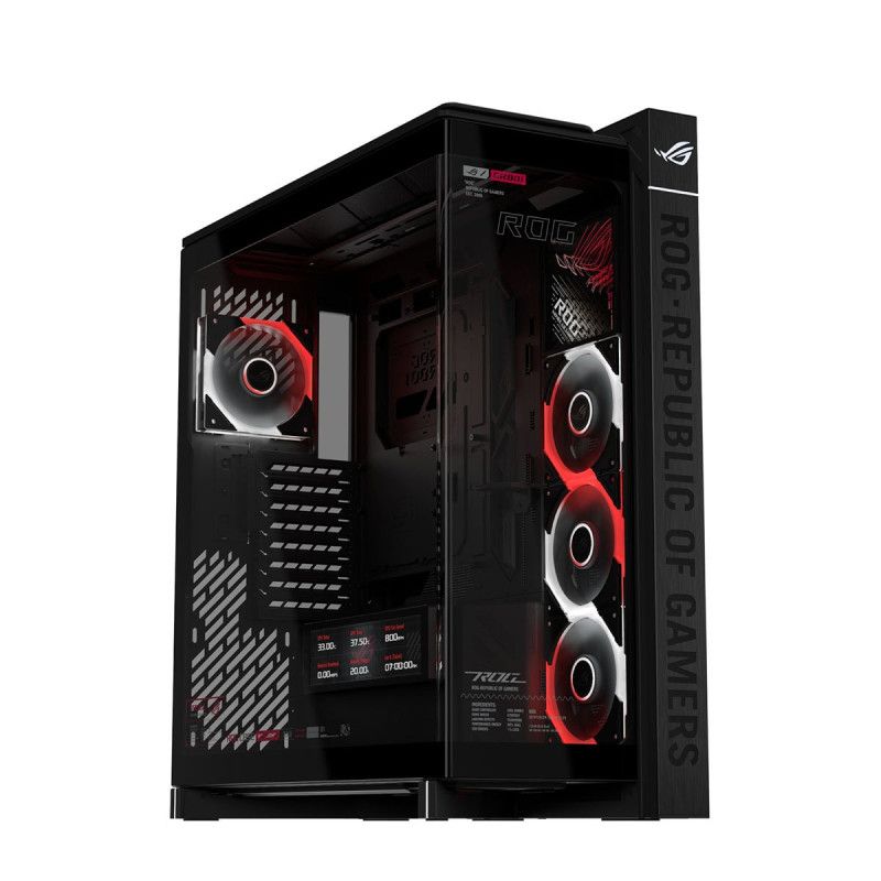 ASUS ROG CRONOX GR801 CURVE TG ARGB BK · Boîtiers · Informat Systems Strasbourg