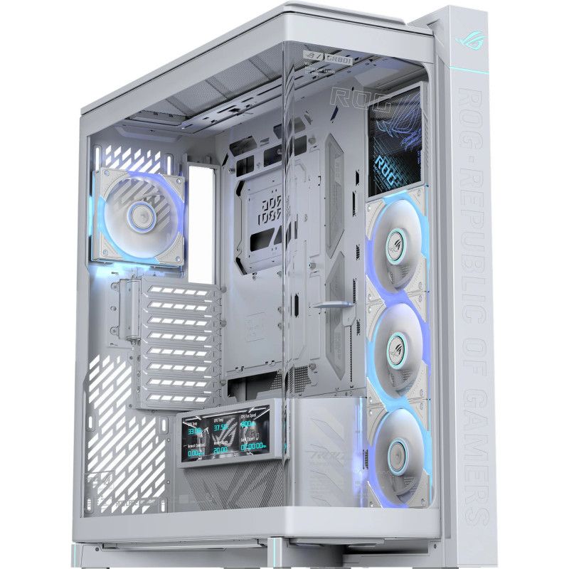 ASUS ROG CRONOX GR801 CURVE TG ARGB WHITE · Boîtiers · Informat Systems Strasbourg