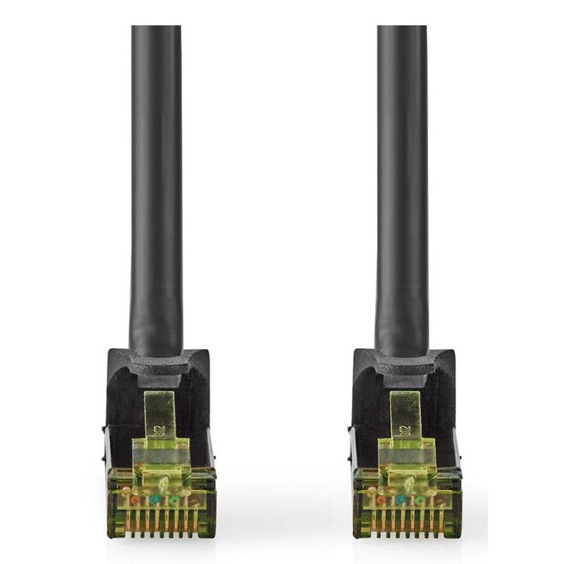 NEDIS CABLE RJ45 CAT-7 S/FTP MALE -MALE 20M NOIR · Connectiques réseaux · Informat Systems Strasbourg