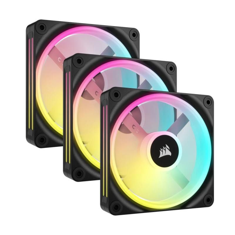 CORSAIR Kit de démarrage ventilateurs PWM 120 mm CORSAIR iCUE LINK QX120 RGB · Refroidissement PC · Informat Systems Stras...