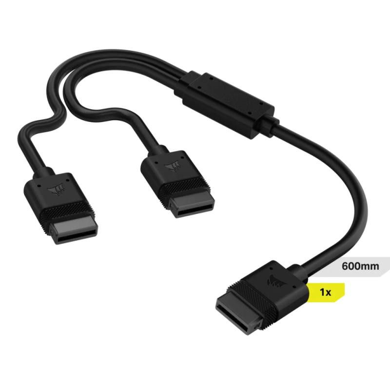 CORSAIR iCUE LINK Y-Cable, 600mm · CABLE BOITIER · Informat Systems Strasbourg