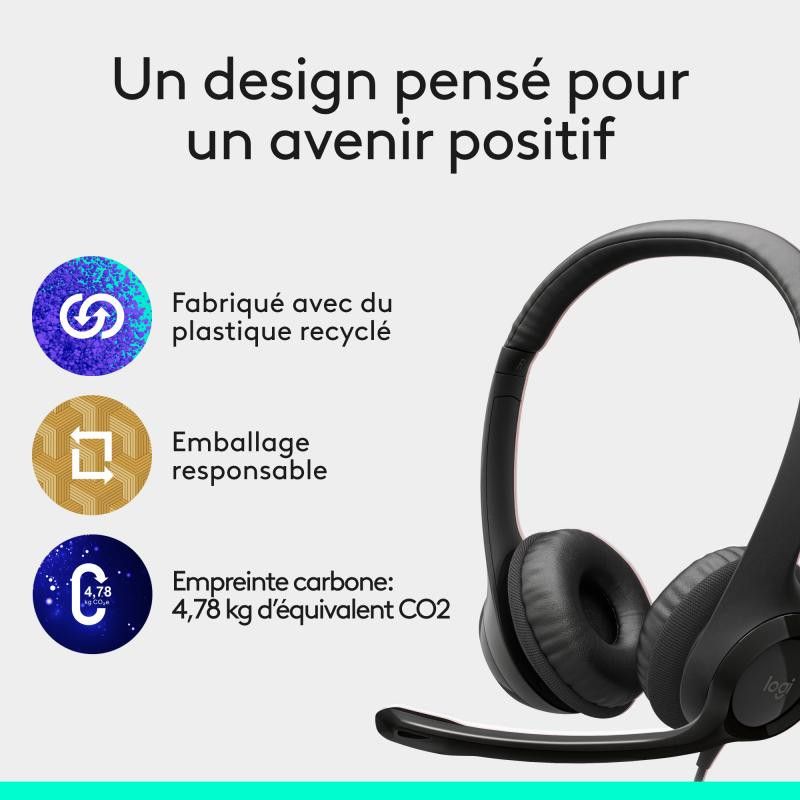 Logitech H390 - Casque USB · Casques · Informat Systems Strasbourg (image 16)