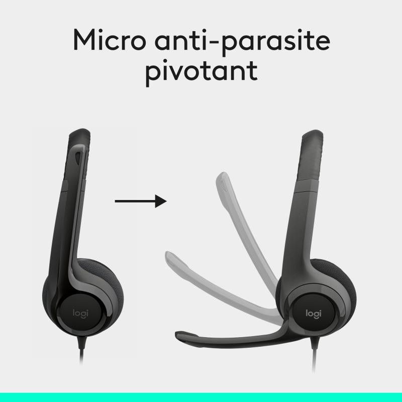 Logitech H390 - Casque USB · Casques · Informat Systems Strasbourg (image 10)