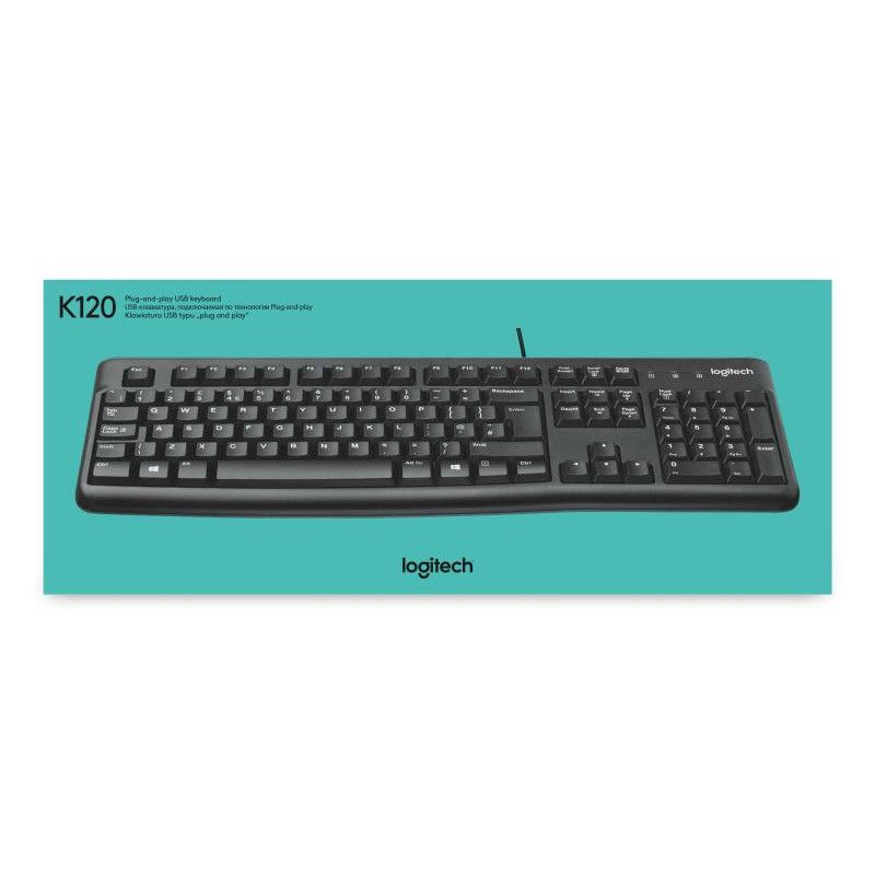 Logitech K120 USB Noir OEM · Claviers PC · Informat Systems Strasbourg (image 13)