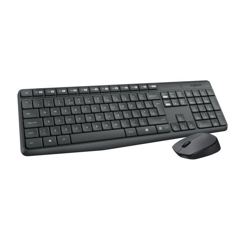 Logitech KIT MK235 Noir Sans Fil · Claviers PC · Informat Systems Strasbourg