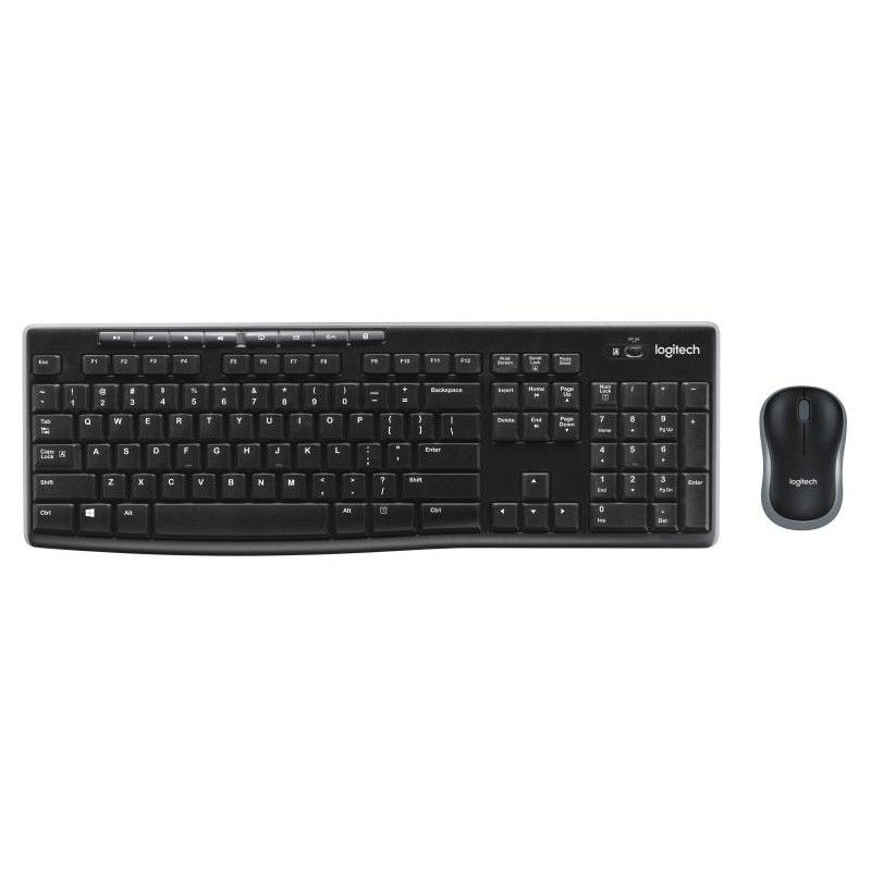 Logitech KIT MK270 sans fil Noir Retail · Claviers PC · Informat Systems Strasbourg