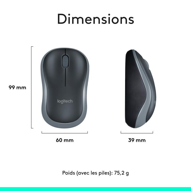 Logitech KIT MK270 sans fil Noir Retail · Claviers PC · Informat Systems Strasbourg (image 14)