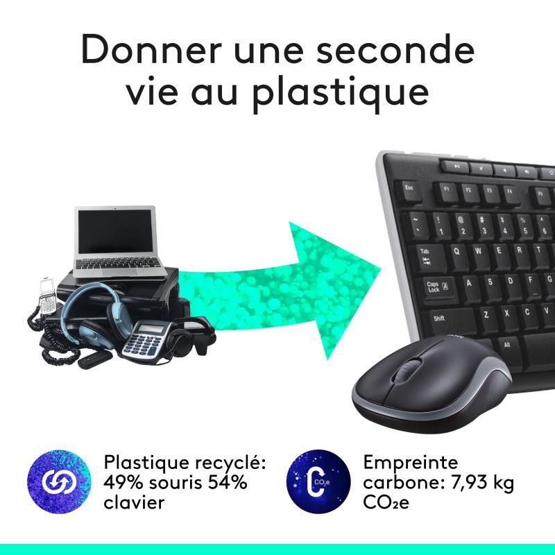 Logitech KIT MK270 sans fil Noir Retail · Claviers PC · Informat Systems Strasbourg (image 9)