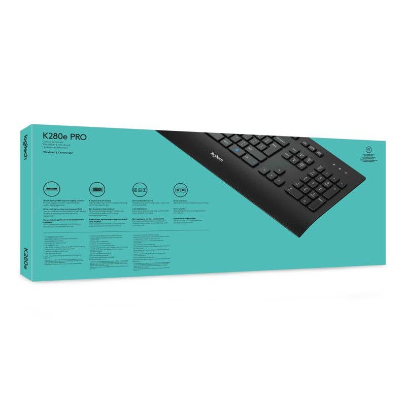 LOGITECH KIT K280E Noir · Claviers PC · Informat Systems Strasbourg (image 7)