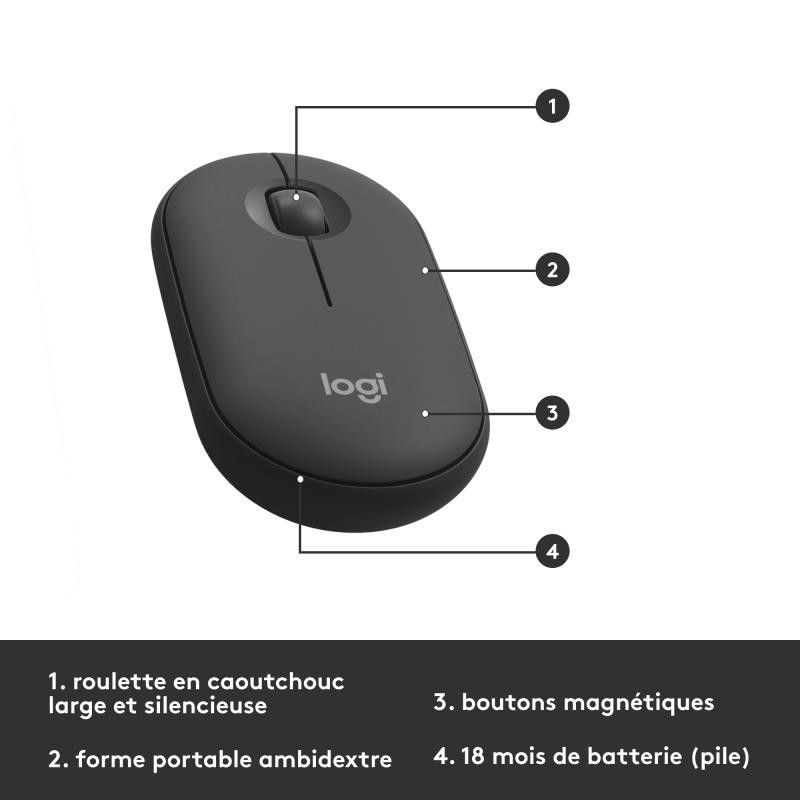 Logitech KIT MK470 Slim Noir · Claviers PC · Informat Systems Strasbourg (image 13)