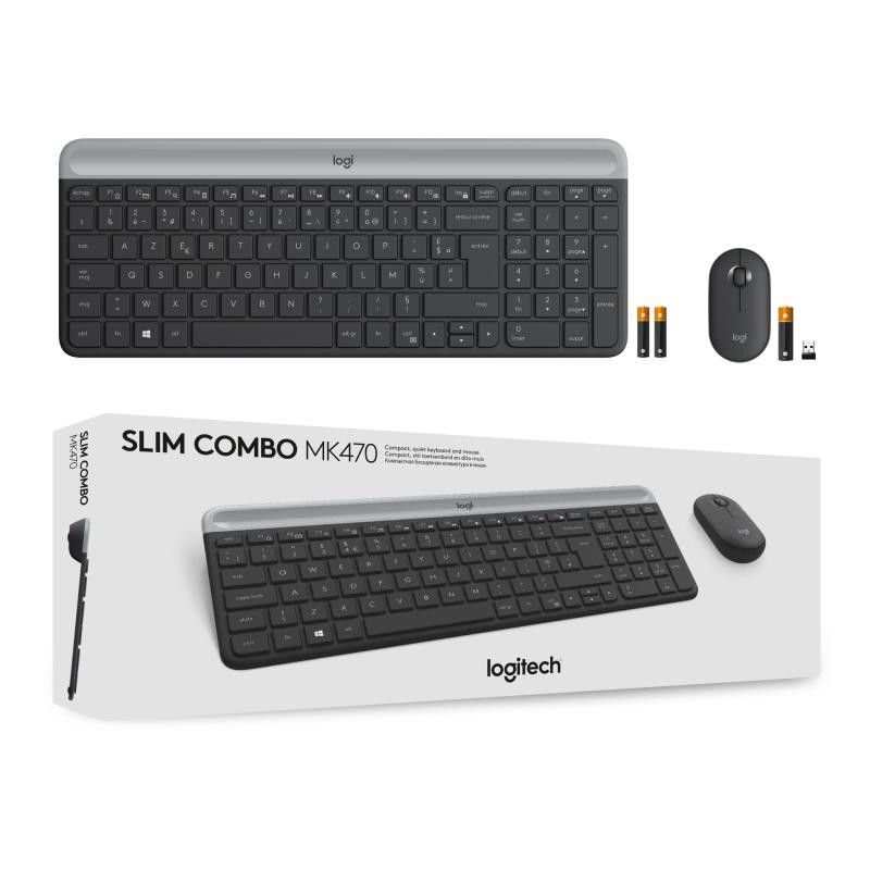 Logitech KIT MK470 Slim Noir · Claviers PC · Informat Systems Strasbourg (image 16)