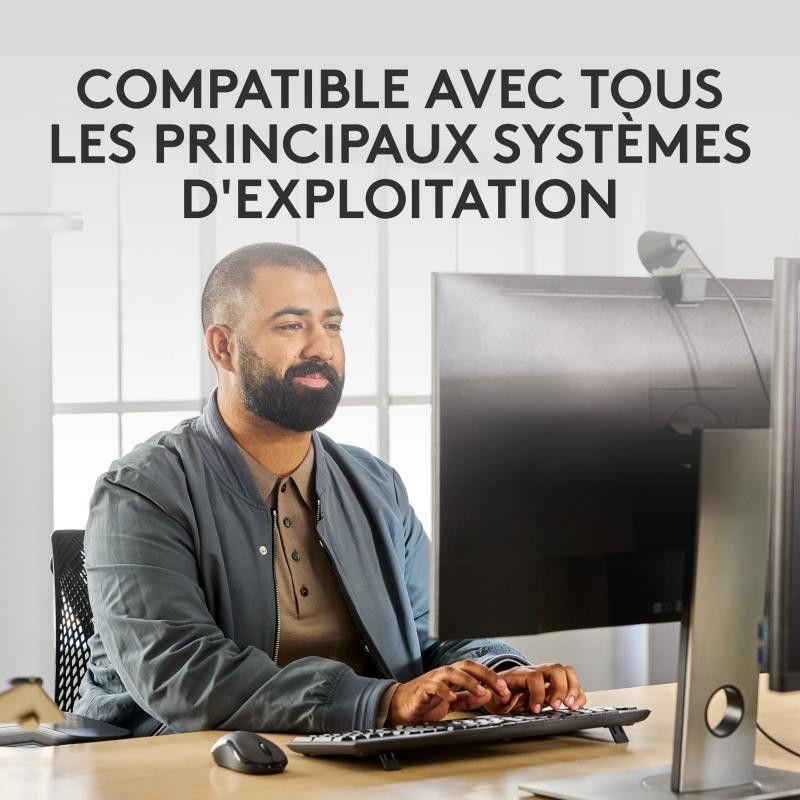 Logitech KIT MK370 For Business Noir · Claviers PC · Informat Systems Strasbourg (image 9)