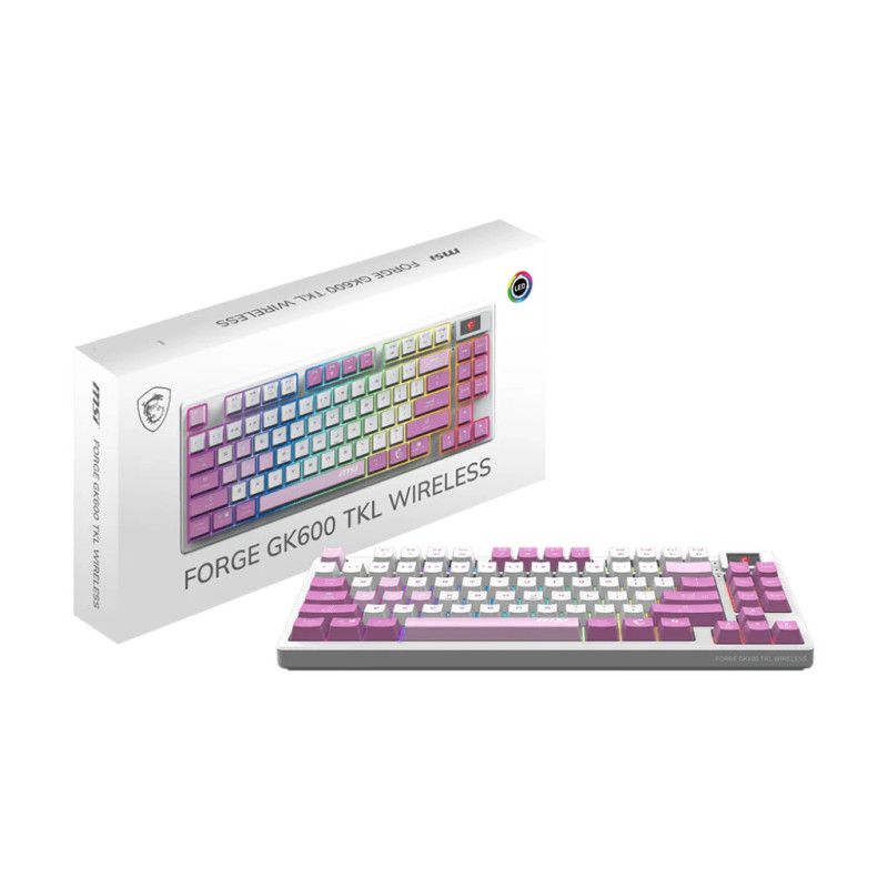 MSI FORGE GK600 TKL W VIOLET FR · Claviers PC · Informat Systems Strasbourg (image 5)