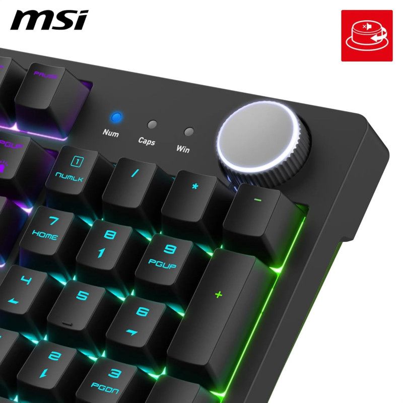 MSI FORGE GK320 RED FR · Claviers PC · Informat Systems Strasbourg (image 3)