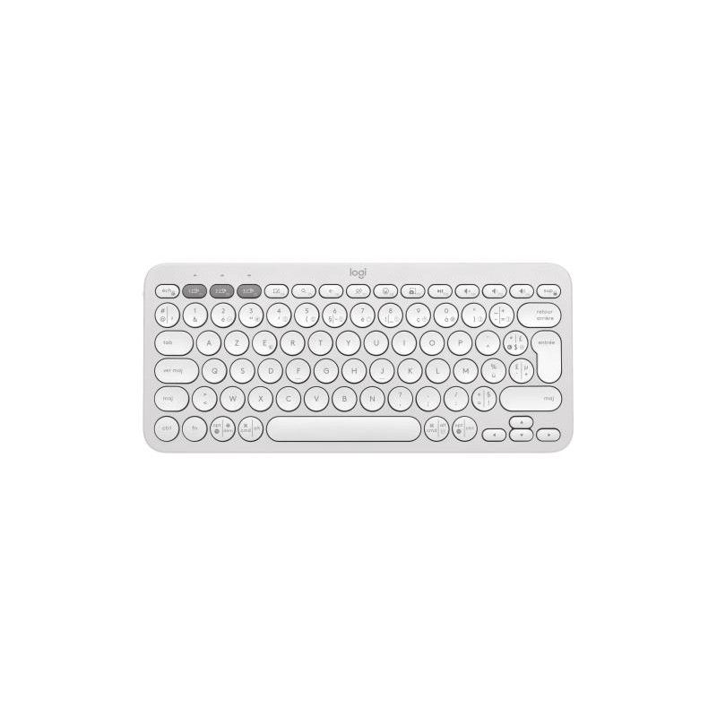 Logitech Pebble Keys 2 K380s Blanc · Claviers PC · Informat Systems Strasbourg