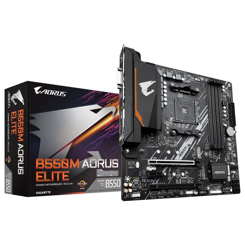 GIGABYTE B550M AORUS ELITE · Cartes mères · Informat Systems Strasbourg