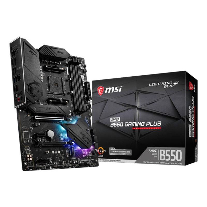 MSI MPG B550 GAMING PLUS · Cartes mères · Informat Systems Strasbourg