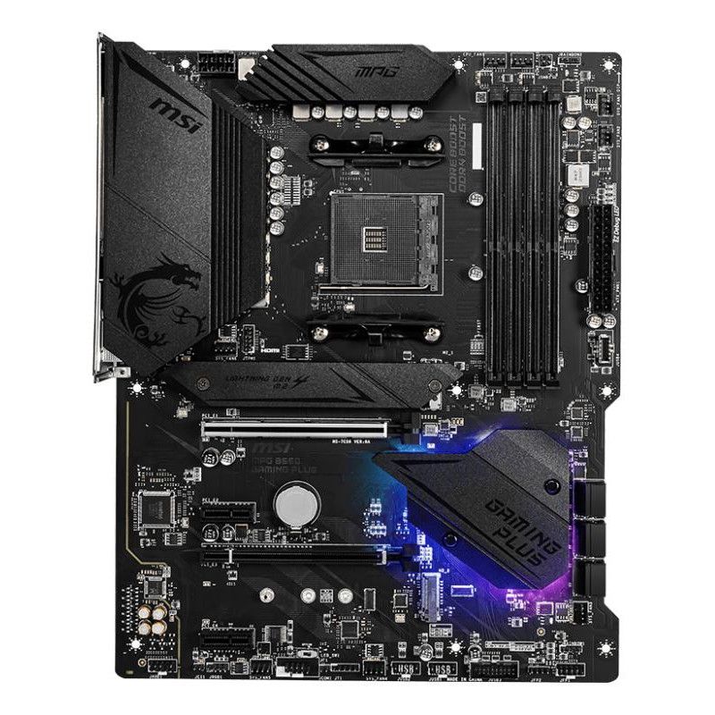 MSI MPG B550 GAMING PLUS · Cartes mères · Informat Systems Strasbourg (image 2)