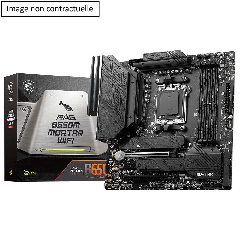 MSI MAG B650M MORTAR WIFI - reconditionné · carte mère · Informat Systems Strasbourg