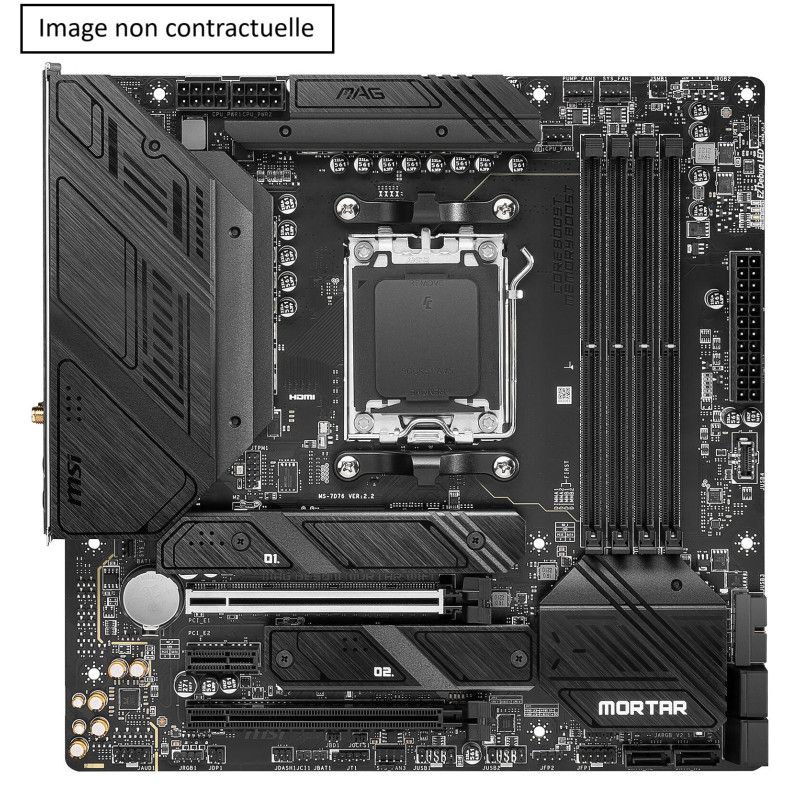 MSI MAG B650M MORTAR WIFI - reconditionné · carte mère · Informat Systems Strasbourg (image 2)