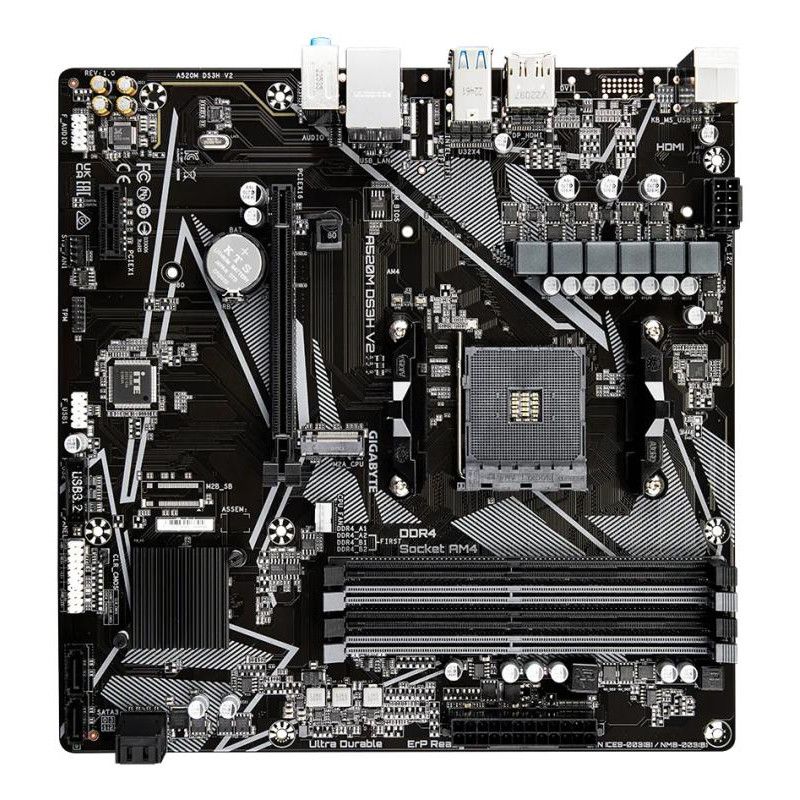 GIGABYTE A520M DS3H V2 DDR4 · Cartes mères · Informat Systems Strasbourg (image 2)