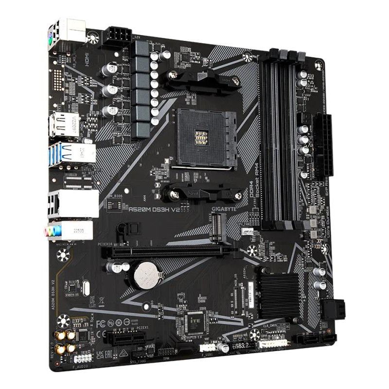 GIGABYTE A520M DS3H V2 DDR4 · Cartes mères · Informat Systems Strasbourg (image 3)