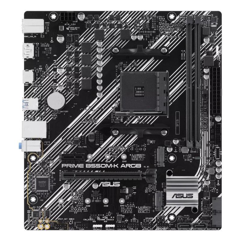 ASUS PRIME B550M-K ARGB · Cartes mères · Informat Systems Strasbourg (image 2)