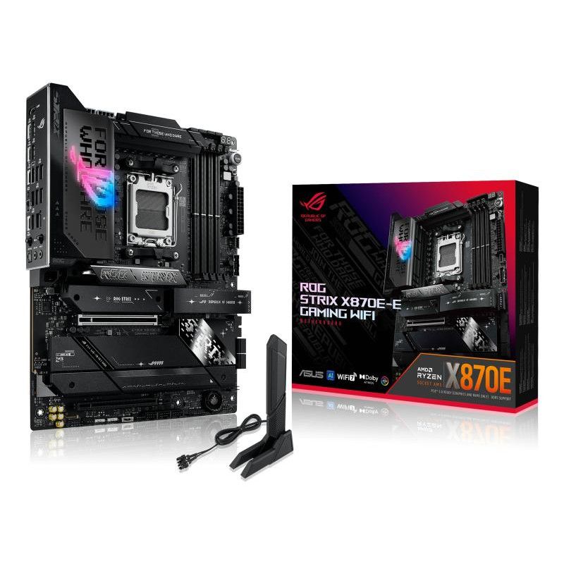 ASUS ROG STRIX X870E-E GAMING WIFI · Cartes mères · Informat Systems Strasbourg