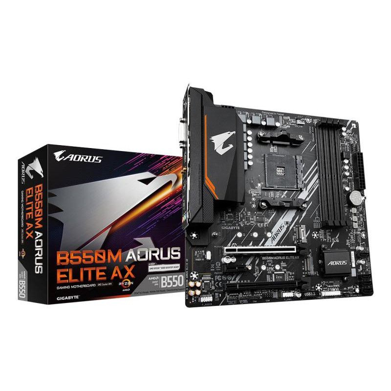 GIGABYTE B550M AORUS ELITE AX DDR4 · Cartes mères · Informat Systems Strasbourg