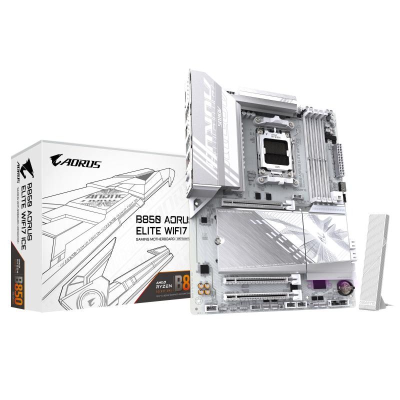 GIGABYTE B850 AORUS ELITE WF7 ICE · Cartes mères · Informat Systems Strasbourg