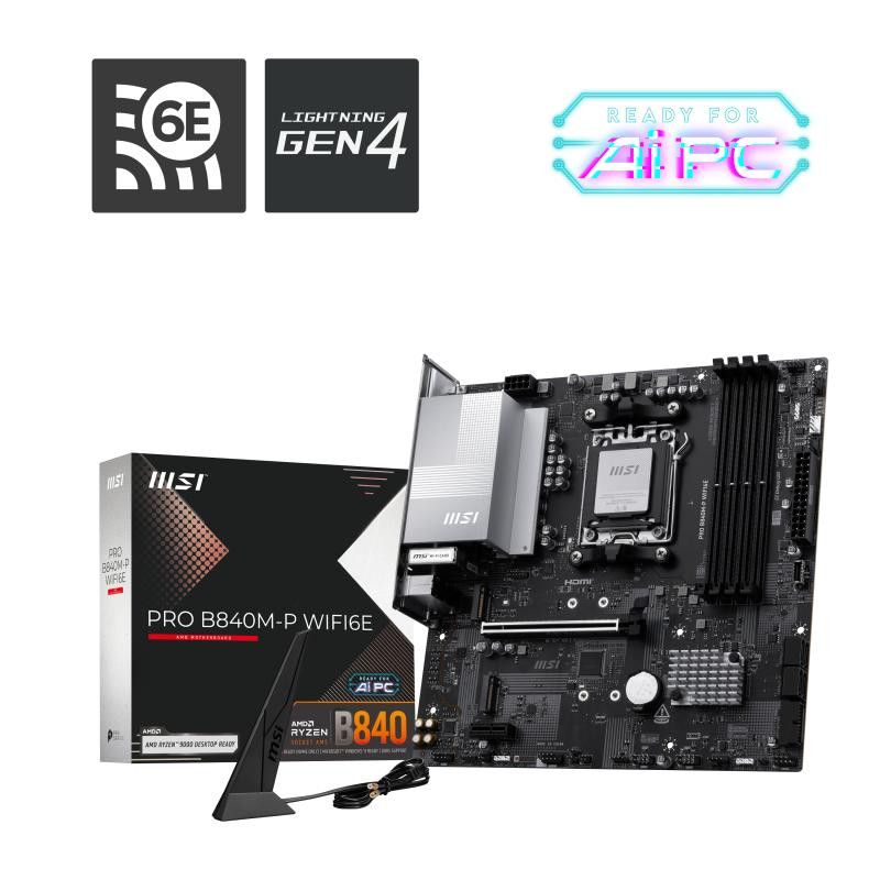 MSI PRO B840M-P WIFI6E · Cartes mères · Informat Systems Strasbourg (image 5)