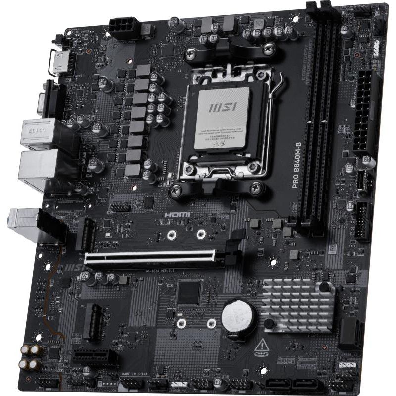 MSI PRO B840M-B · Cartes mères · Informat Systems Strasbourg (image 4)