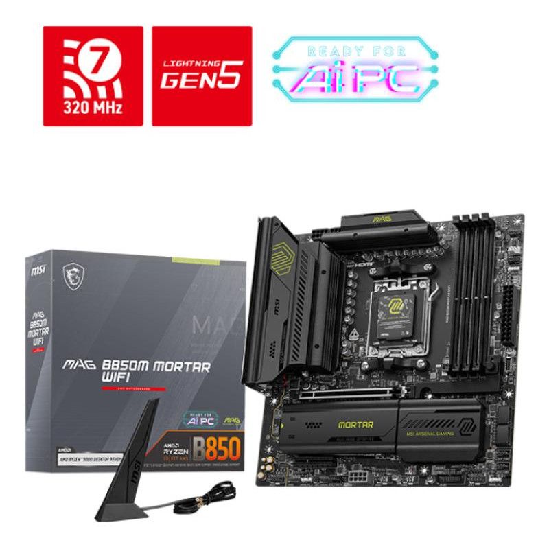 MSI MAG B850M MORTAR WIFI · Cartes mères · Informat Systems Strasbourg