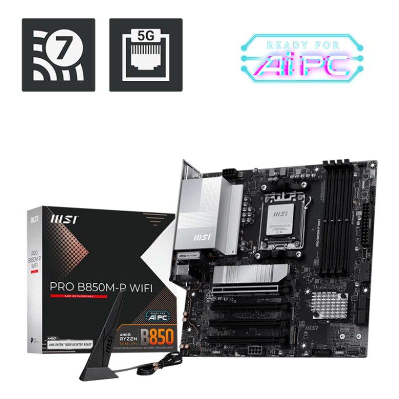 MSI PRO B850M-P WIFI · Cartes mères · Informat Systems Strasbourg